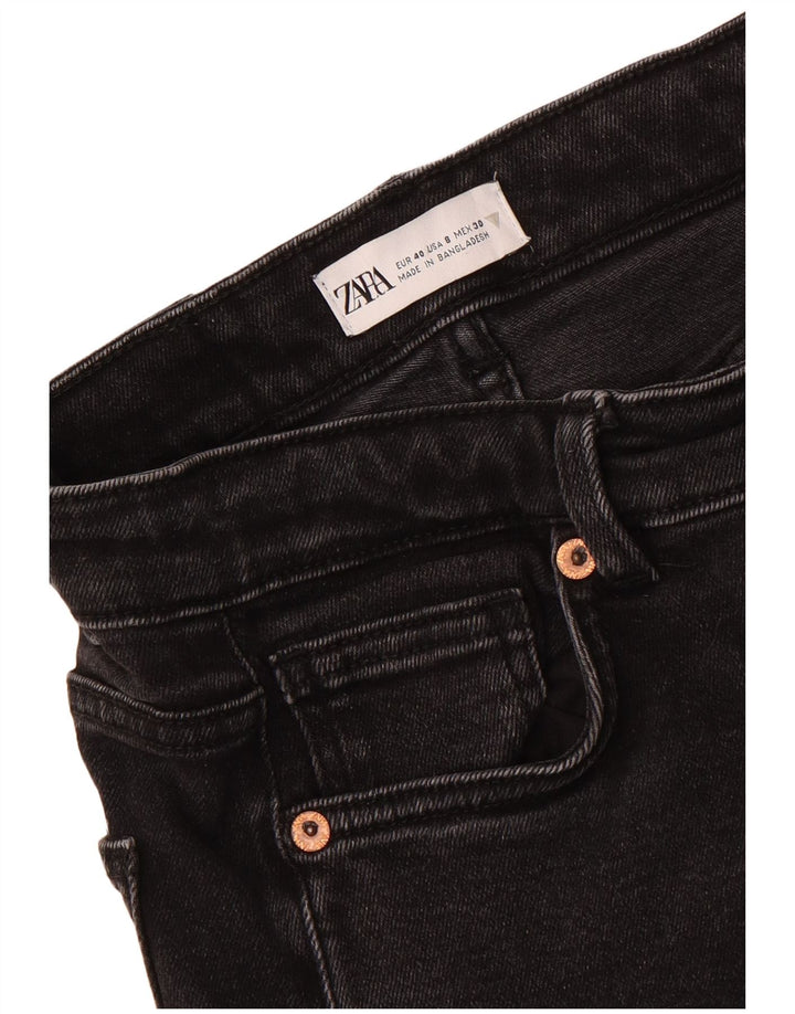 Zara Dame Skinny Jeans EU 40 Medium W30 L27 Sort