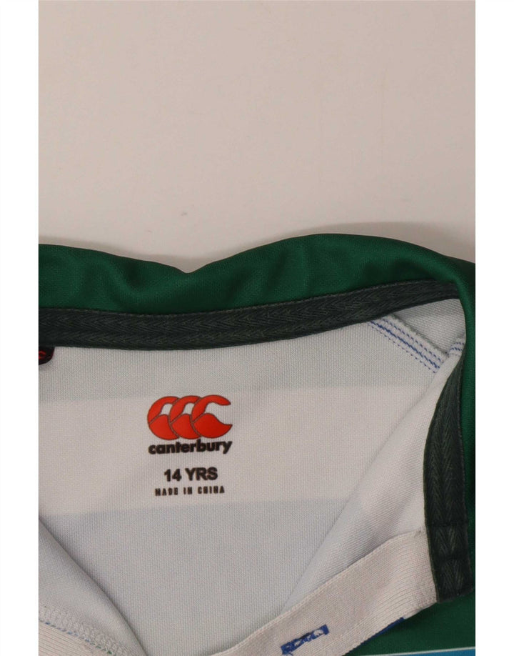 Canterbury Boys Polo Shirt 13-14 år Flerfarvet stribet polyester