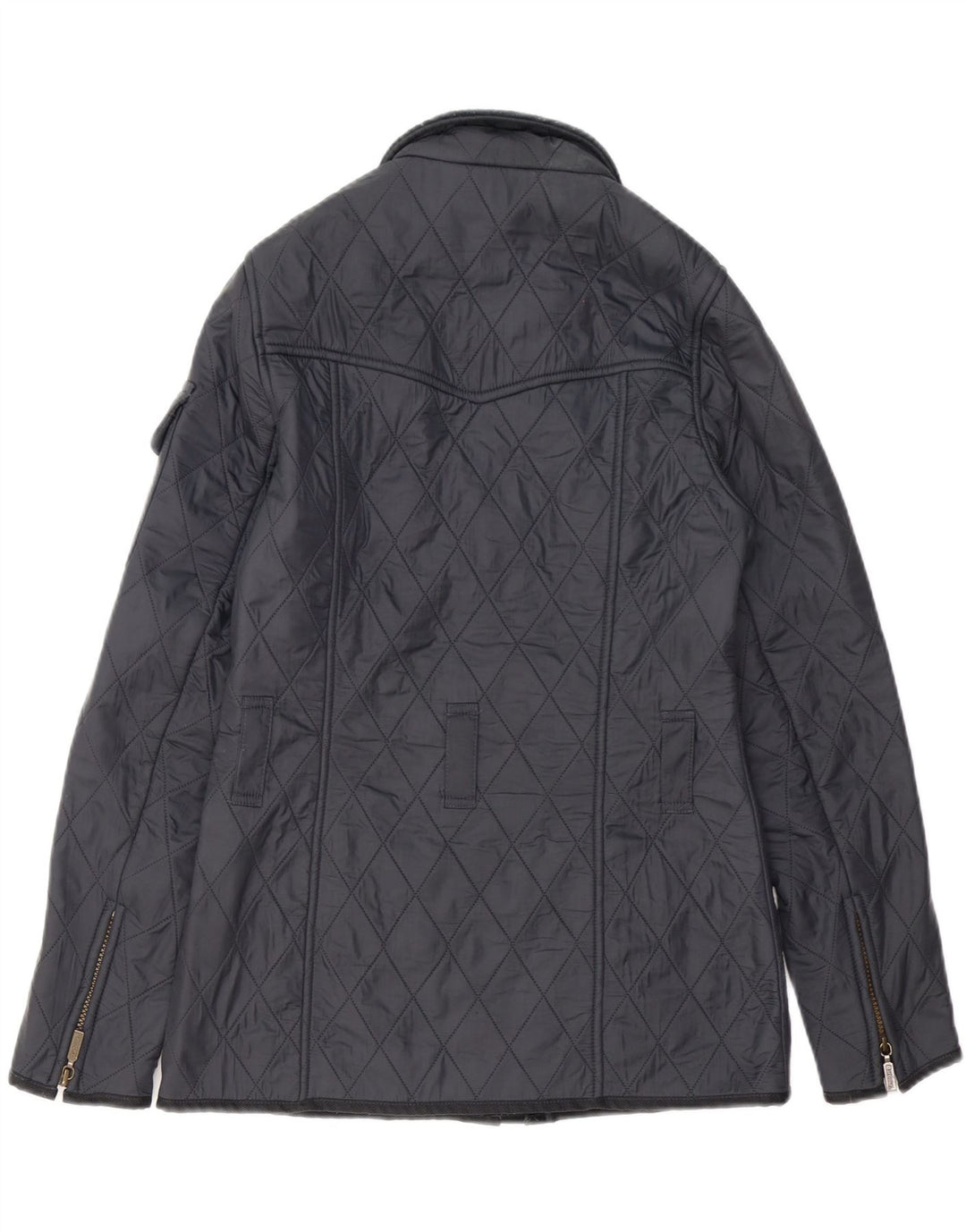 Barbour Quiltet jakke til kvinder UK 8 Small Navy Blue