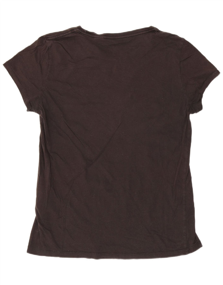 Levi's Dame Grafisk T-Shirt Top UK 14 Stor Sort