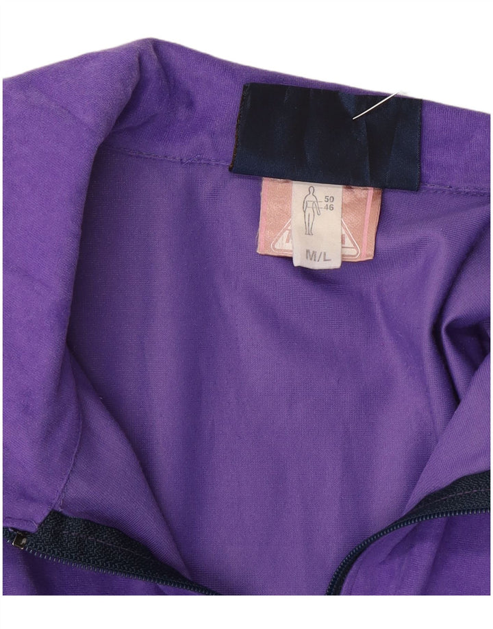 VERTICAL Herre velour træningsdragt Topjakke Medium Lilla Colourblock