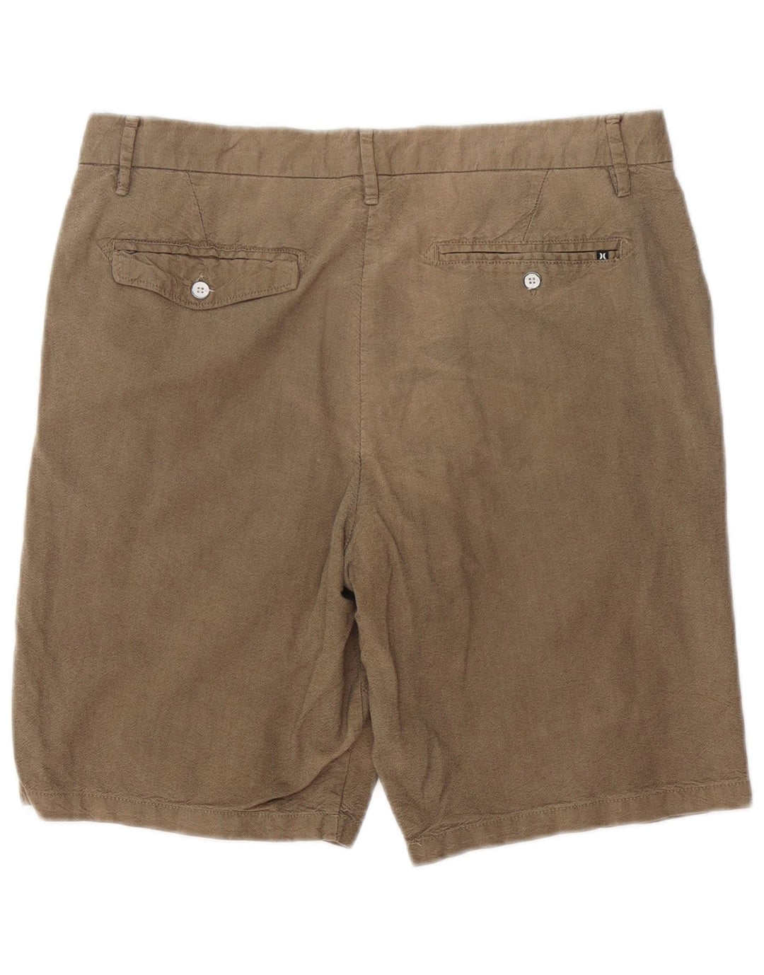 HURLEY Chino Shorts til mænd W34 Large Beige Bomuld