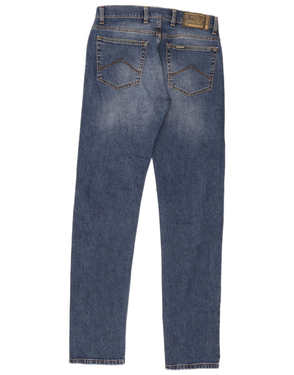 Carrera Mens 710 Regular Fit Slim Jeans W32 L33 Blå Bomuld