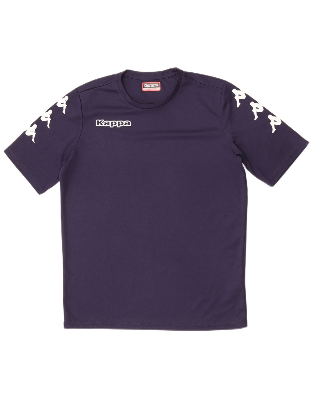 Kappa Herre grafisk T-shirt Top Medium Marineblå Polyester