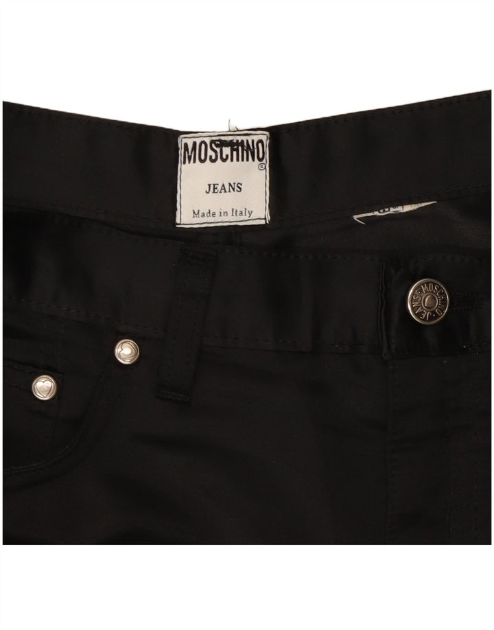 Moschino Dame Slim Casual Bukser W28 L23 Sort