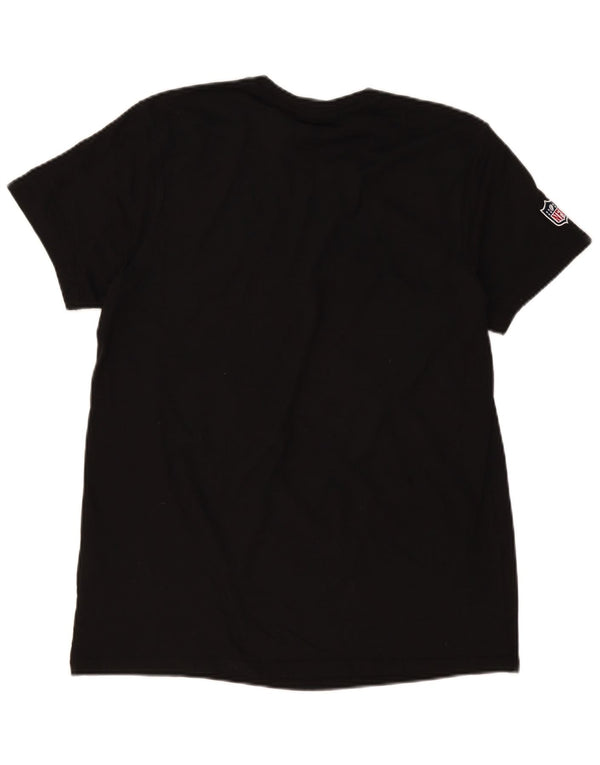 NFL Herre grafisk T-shirt Top Medium Sort Bomuld