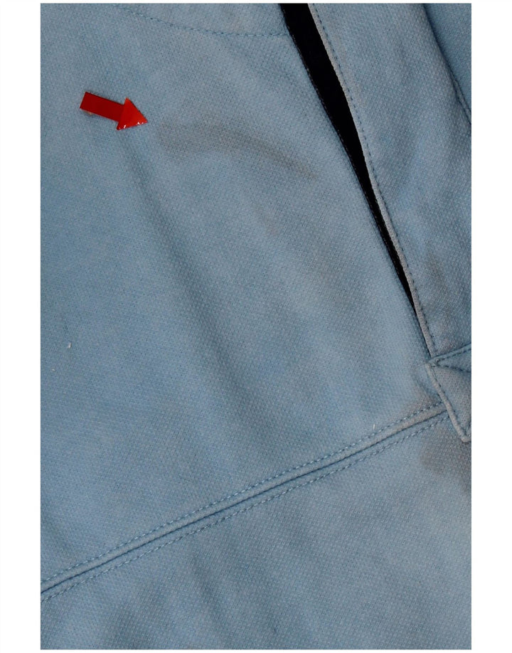 Besætningsbeklædning Herre Zip Neck Sweatshirt Jumper Medium Blå Bomuld