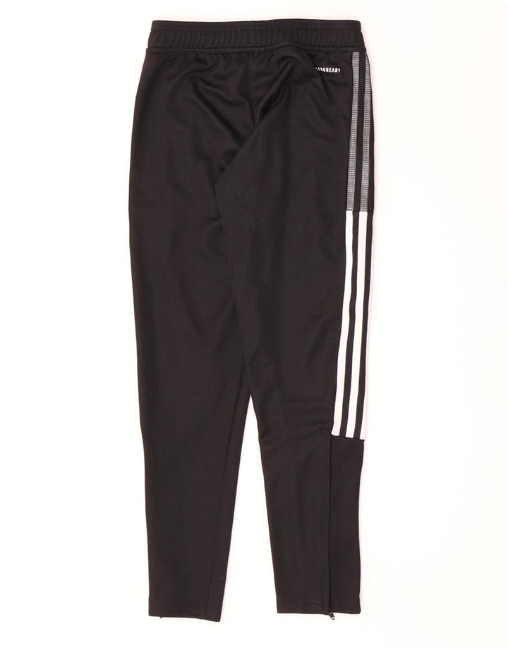 Adidas Boys Aeroready Tracksuit Bukser 9-10 år Sort polyester