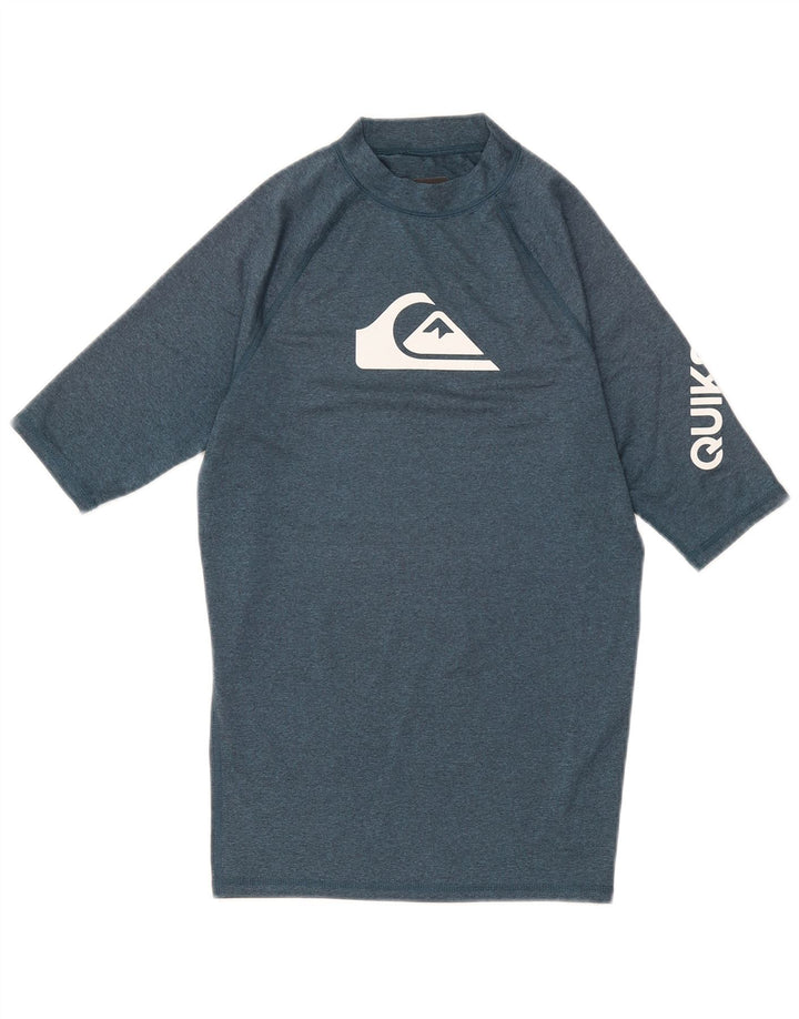 Quiksilver Herre grafisk T-shirt Top Lille Blå