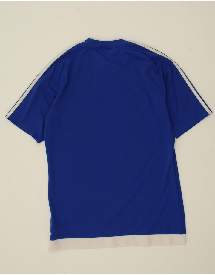 ADIDAS Mens Climalite T-Shirt Top Small Blue Polyester Vintage Adidas and Second-Hand Adidas from Messina Hembry 
