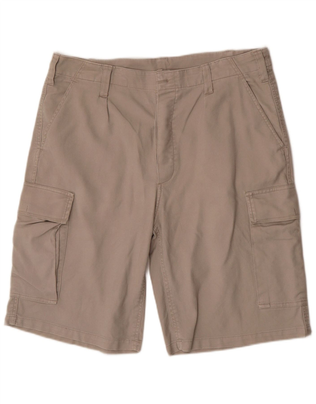 Vintage Herre Cargo Shorts 2XL W38 Grå Bomuld