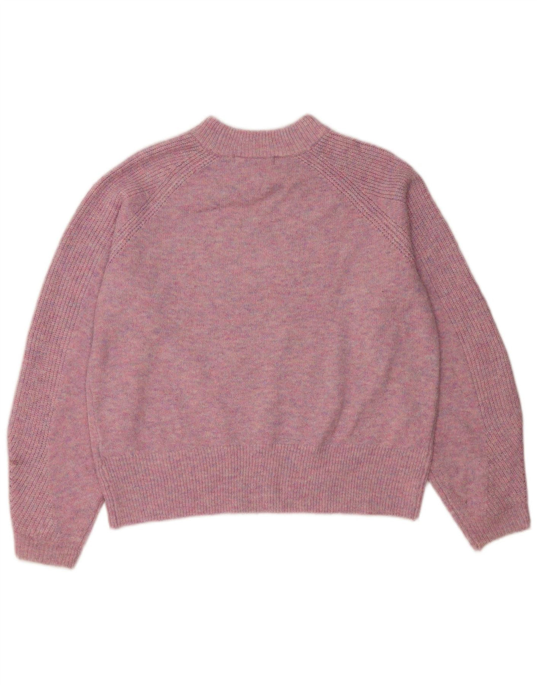 Marks & Spencer Dame sweater med rund hals DK 14 Medium Pink Akryl