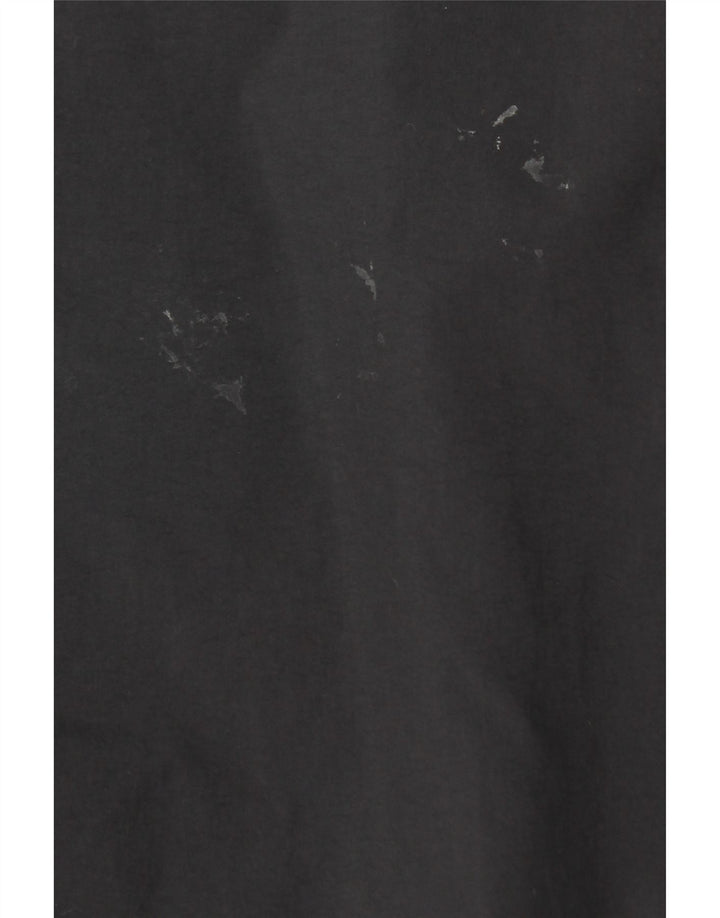 PUMA Grafisk regnjakke til mænd UK 40 Stor sort polyamid