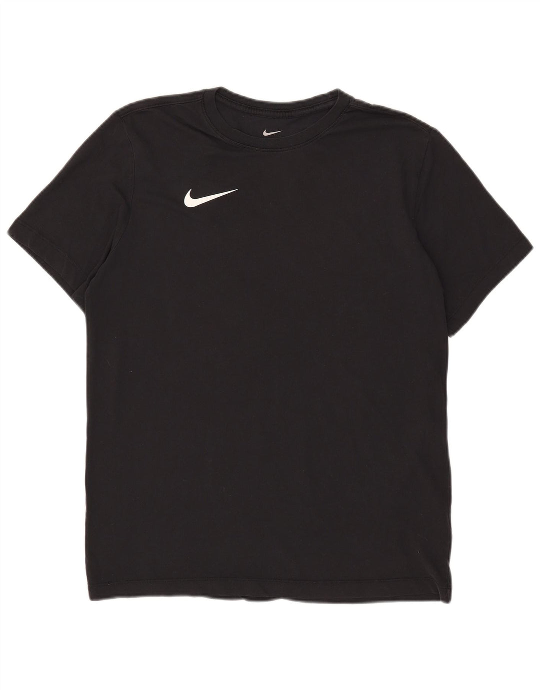 Nike Herre Dri Fit T-shirt Top Medium Sort Bomuld