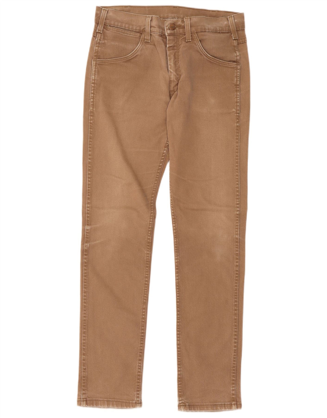 Wrangler Slim Jeans til mænd W31 L34 brun bomuld