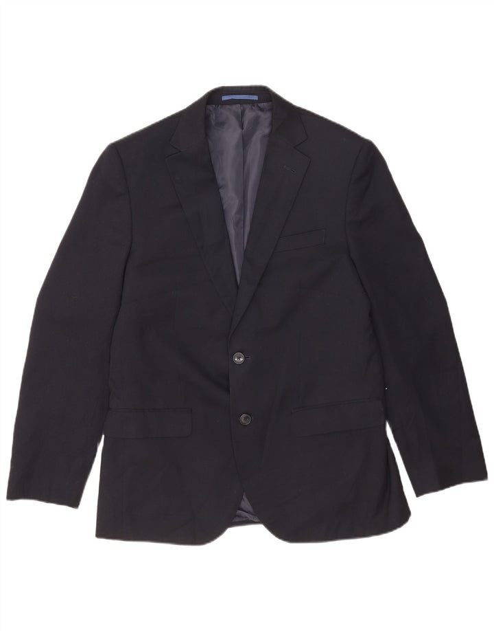 Marks & Spencer Herre 2-knaps blazerjakke UK 38 Medium Navy Blue