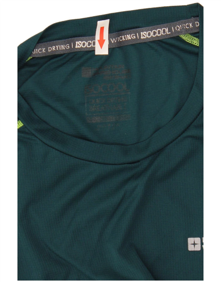 Mountain Warehouse Herre T-Shirt Top Stor Grøn Polyester