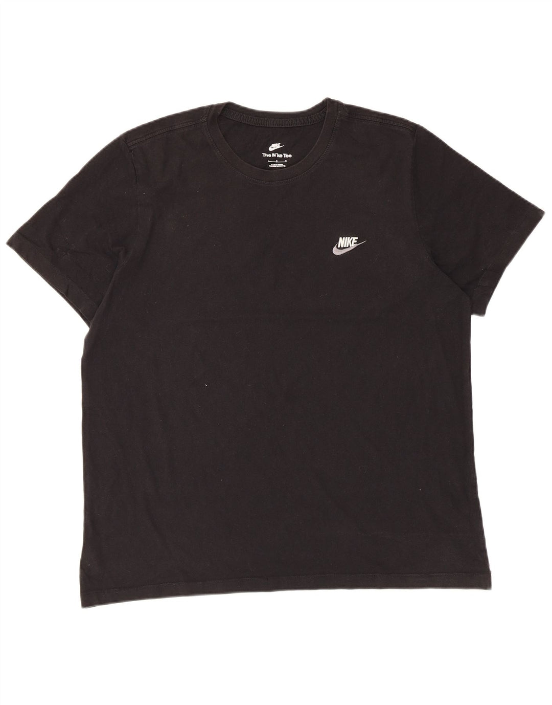 Nike T-shirt top til mænd, stor sort bomuld