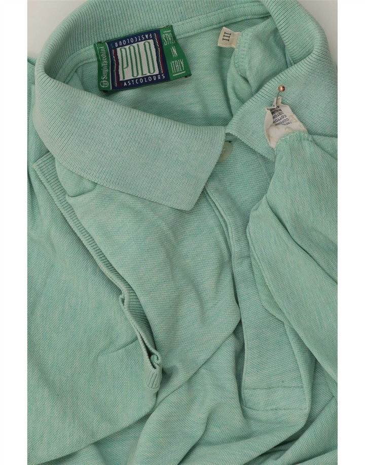Sergio Tacchini Herre poloshirt Medium Grøn Flecked Bomuld