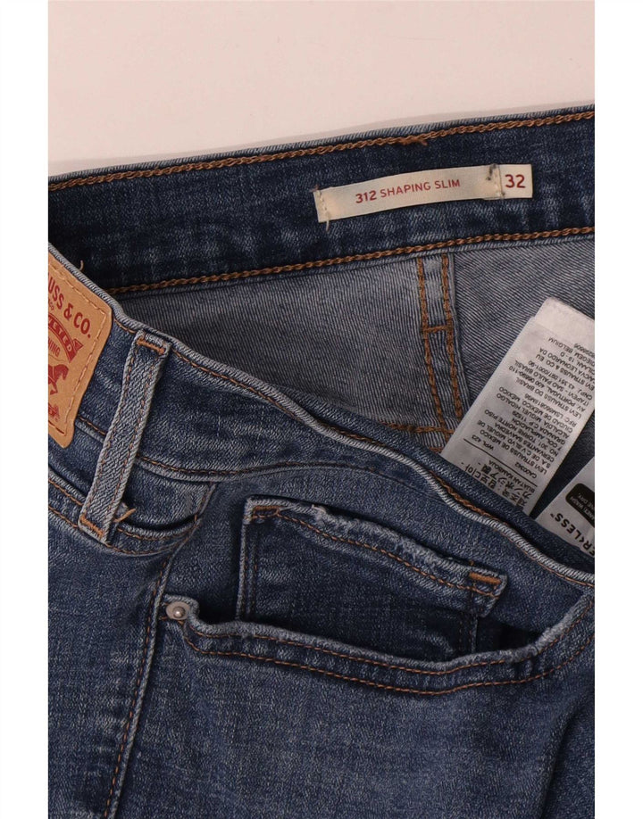 Levi's Dame 312 Shaping Slim Jeans W32 L30 Blå Bomuld