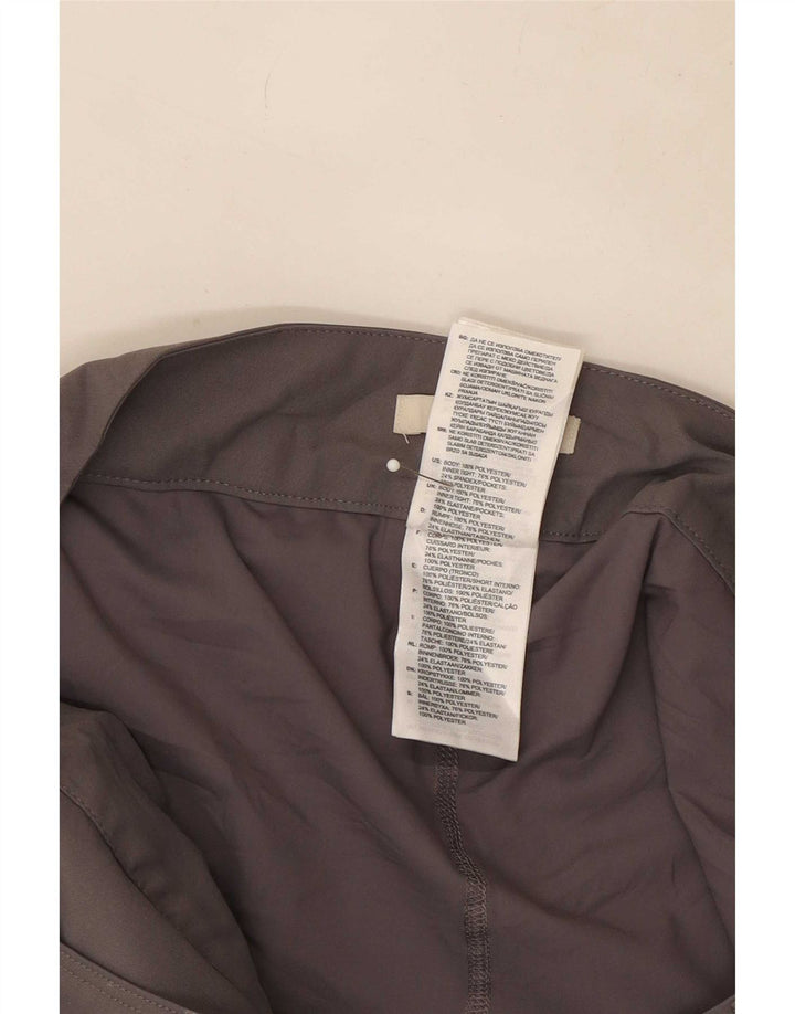 Adidas Dame Mini Nederdel UK 14 Large W32 Grå Polyester