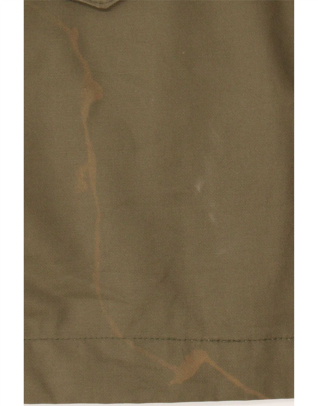 Vintage Herre Militær Overfrakke IT 50 Stor Khaki Bomuld