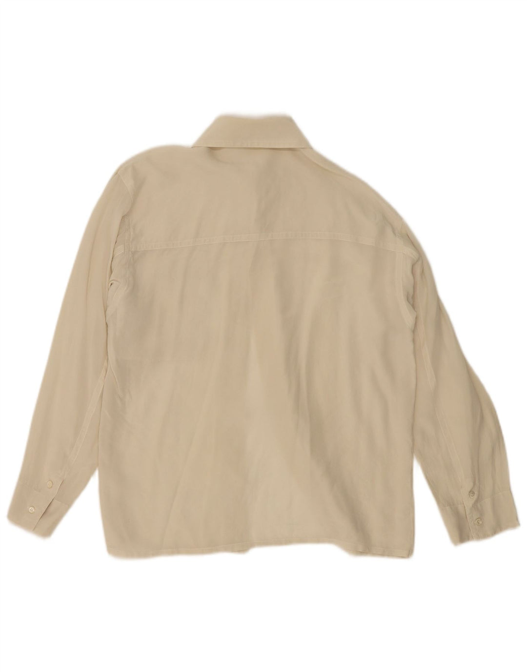 Vintage dameskjortebluse UK 12 Medium Beige