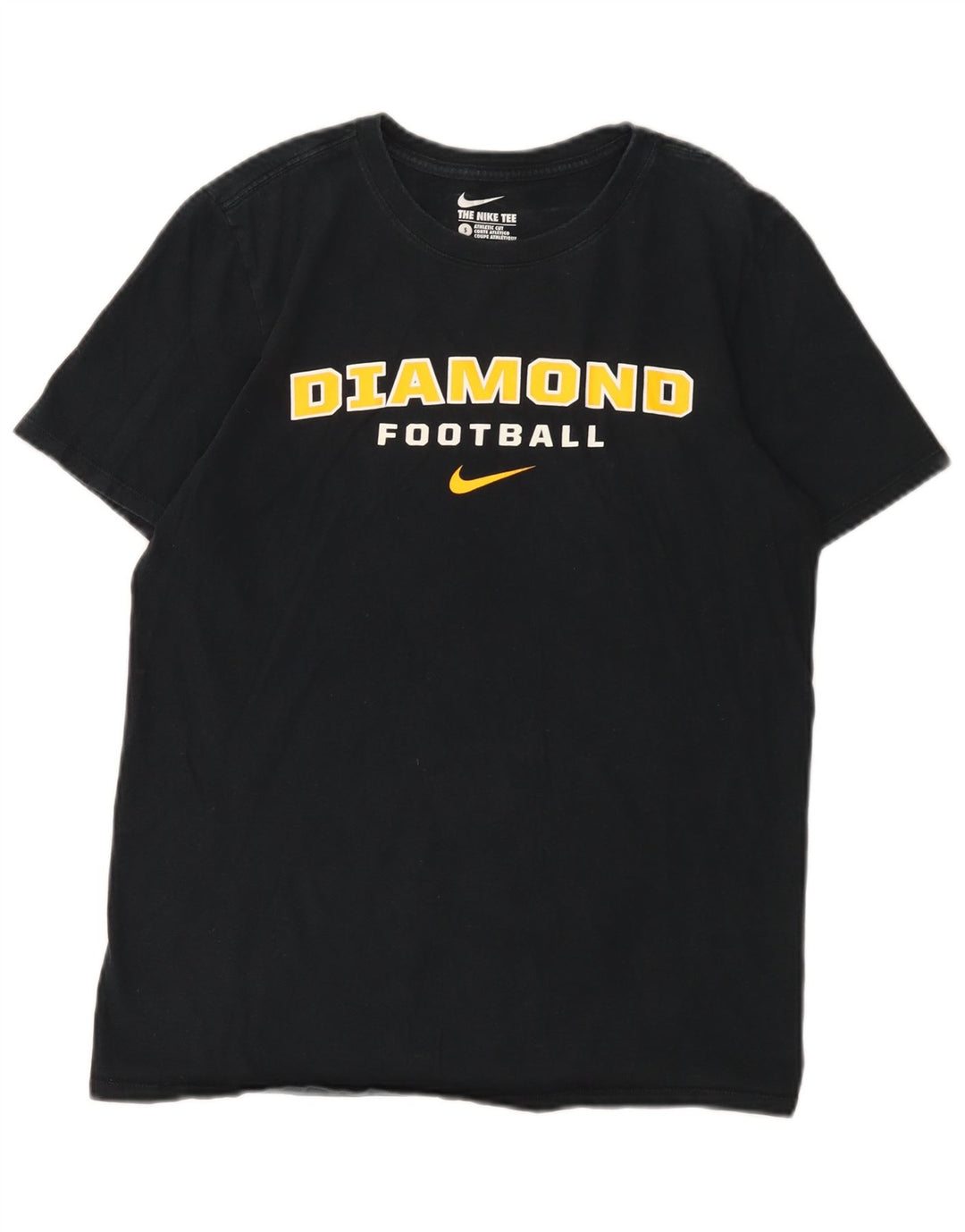 Nike herre diamant grafisk t-shirt top lille sort