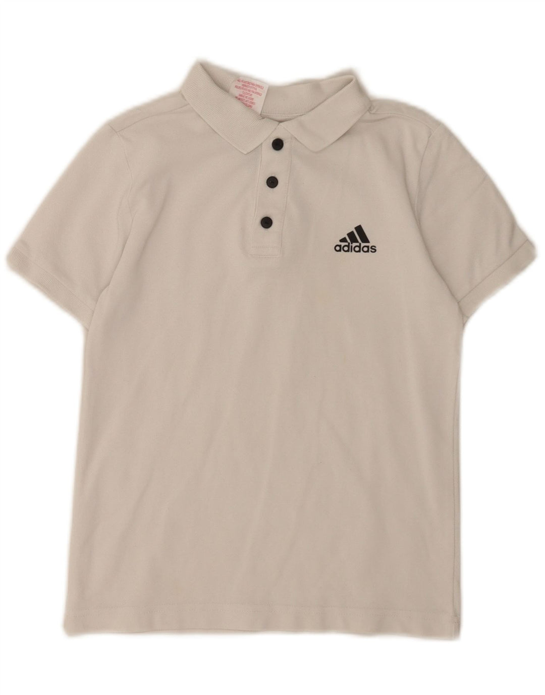 Adidas drenge poloskjorte 9-10 år hvid