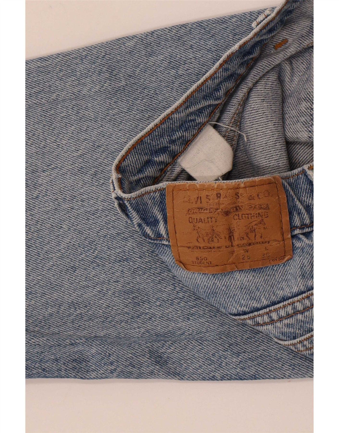 Levi's Womens 550 Tapered Jeans W26 L26 Blå