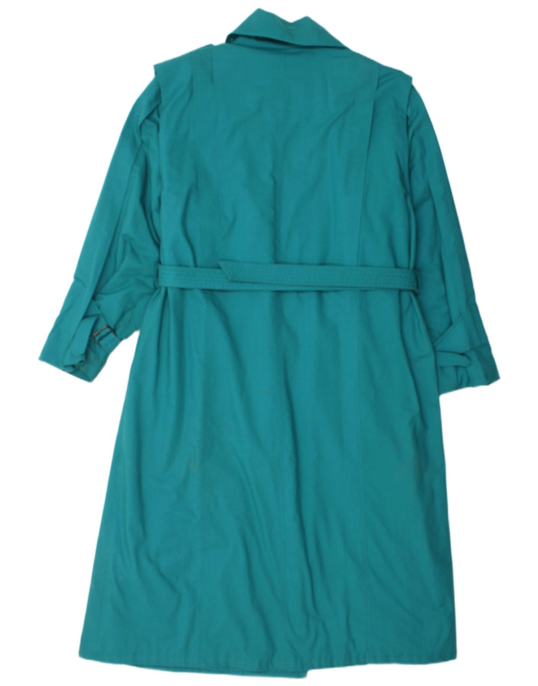 NINO Trench Coat til kvinder UK 14 Stor turkis polyester