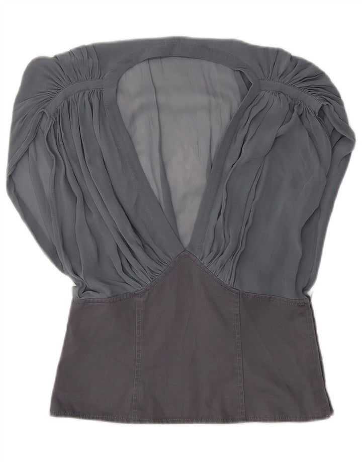 French Connection Damebluse Top UK 6 XS Grå Bomuld