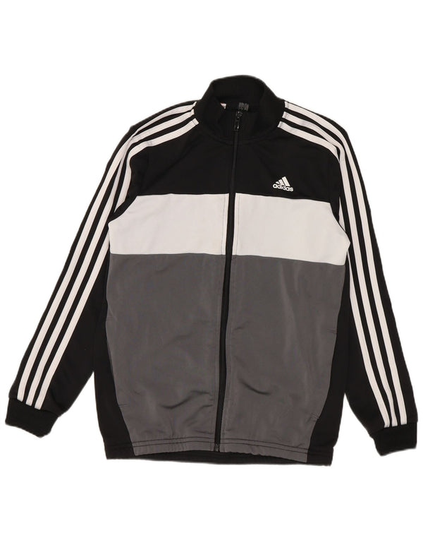 Adidas Træningsdragt Topjakke til drenge 11-12 år Grå Colourblock Polyester