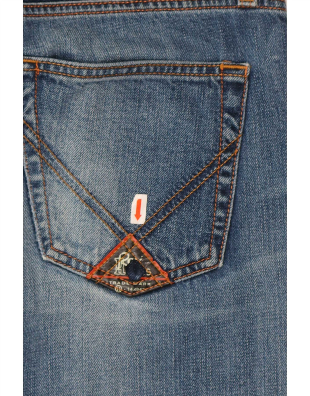 Roy Rogers Herre Slim Jeans IT 47 Medium W33 L33 Blå Bomuld
