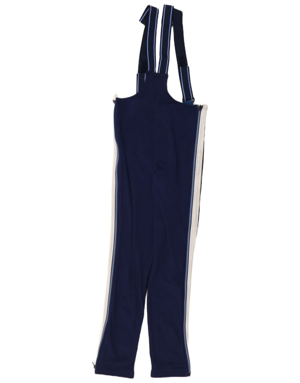Asics Womens Italia Dungarees Skibukser UK 18 XL Navy Blue Colourblock