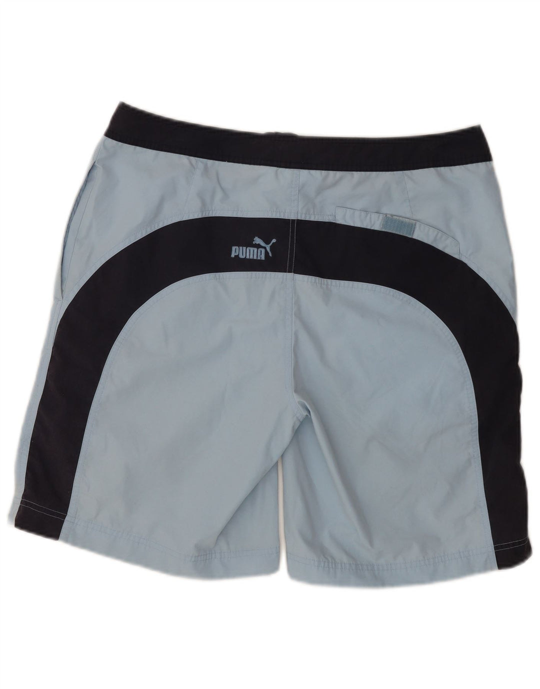 PUMA Badeshorts til mænd Stor blå farveblok