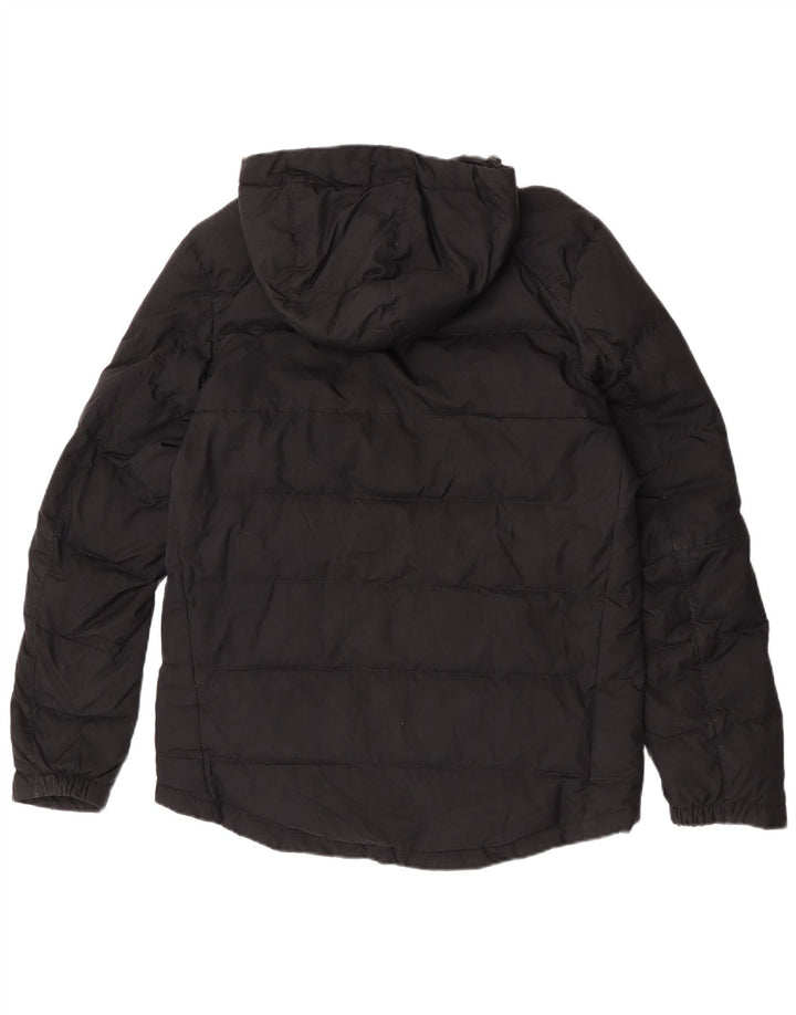 Nike Polstret jakke med hætte til mænd UK 38 Medium Black Polyester