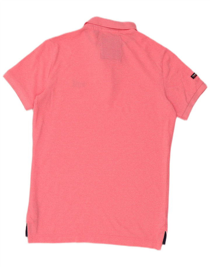 Superdry Poloshirt til mænd Medium Pink Bomuld