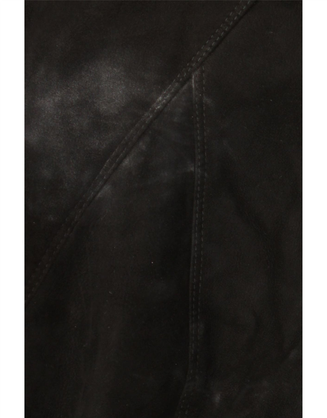 Vintage Dame Shearling Coat UK 18 XL Sort