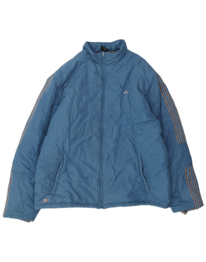 Adidas Polstret Herrejakke UK 42 XL Blå Polyester