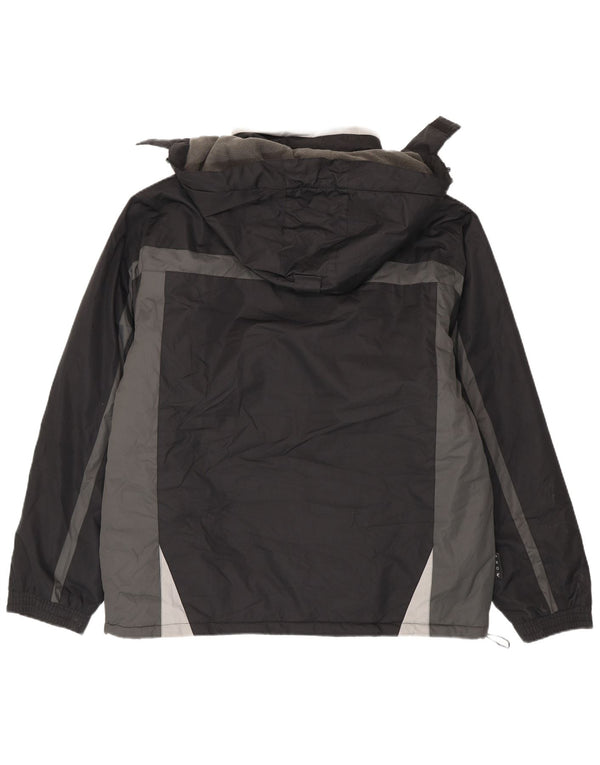 Mountain Warehouse Herre Hætte Skijakke UK 42 XL Sort Colourblock