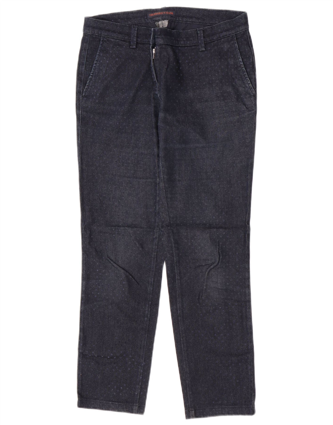 Trussardi lige jeans til kvinder W30 L27 Marineblå plettet