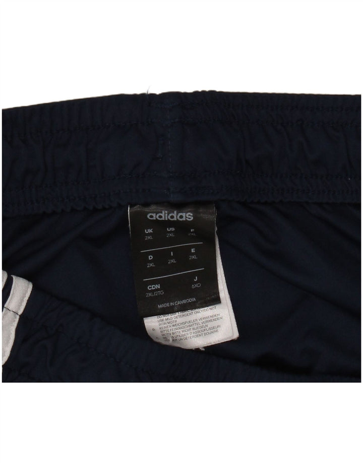 Adidas Herre Sportshorts 2XL Navy Blue Polyester