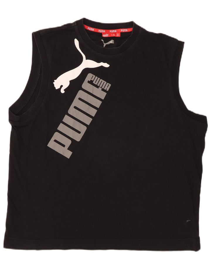 PUMA Herre grafisk vest Top XL Sort