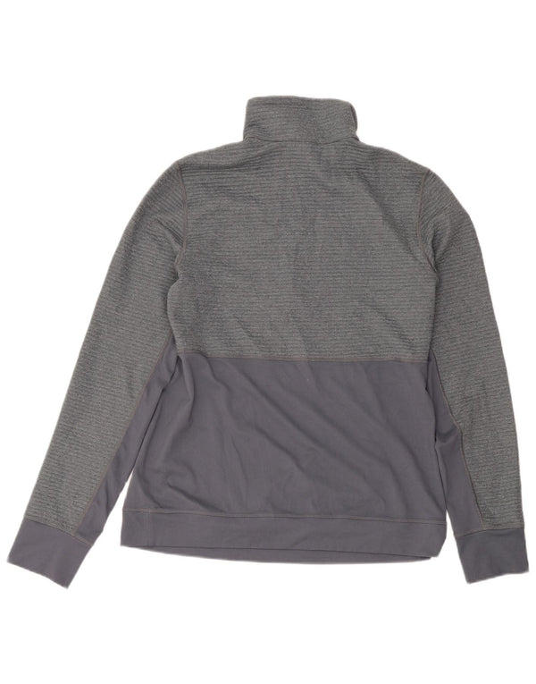 Adidas Dame Climalite Pullover Træningsdragt Top UK 12/14 Medium Grey