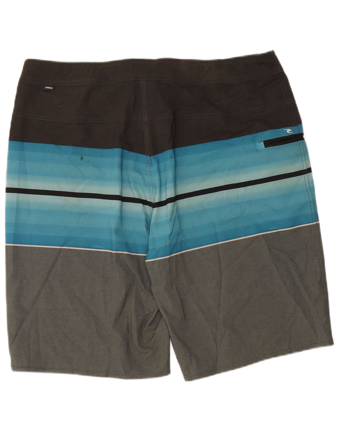 RIP CURL Badeshorts til mænd, store grå colourblock polyester