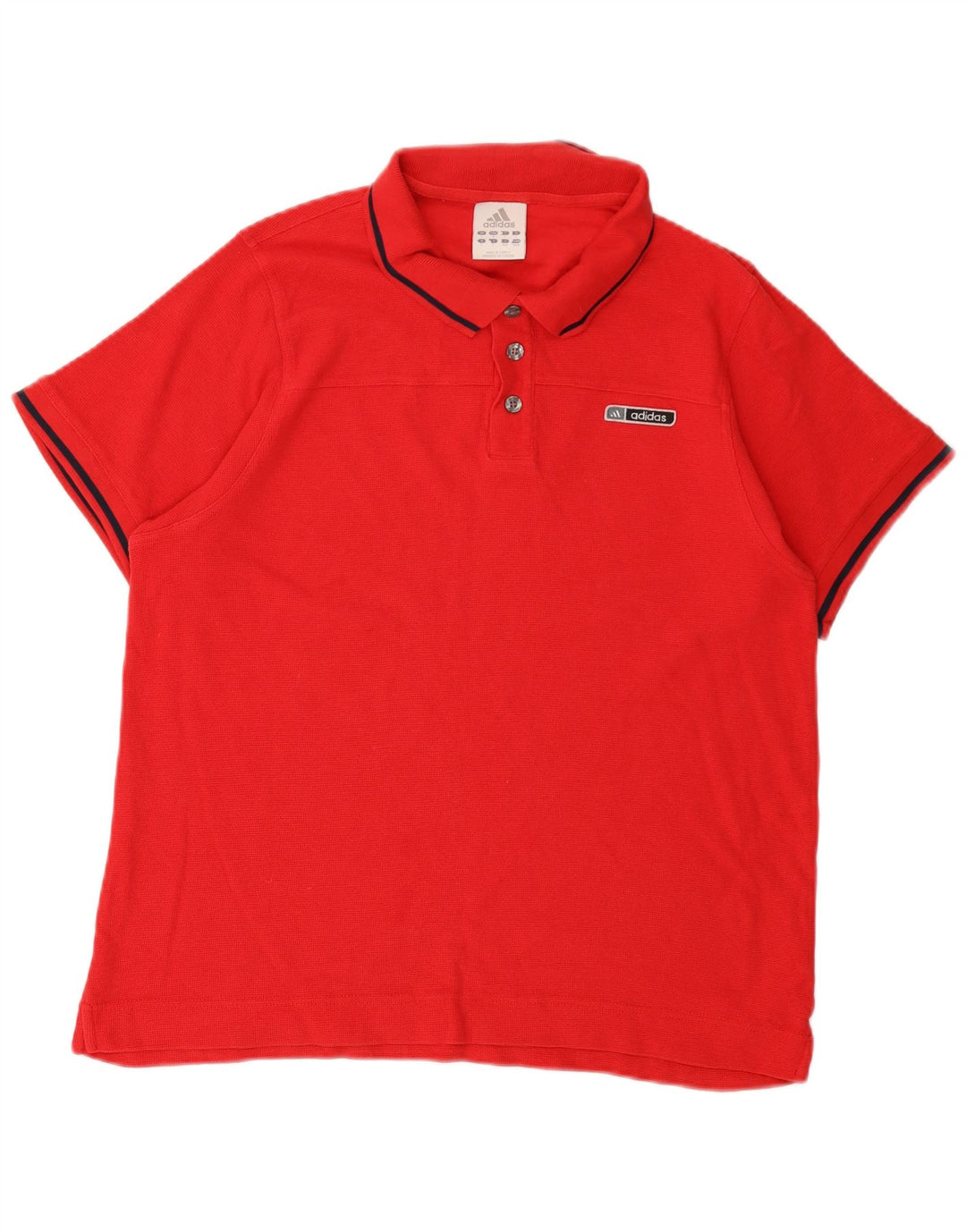 Adidas Polo Shirt til mænd, stor rød bomuld