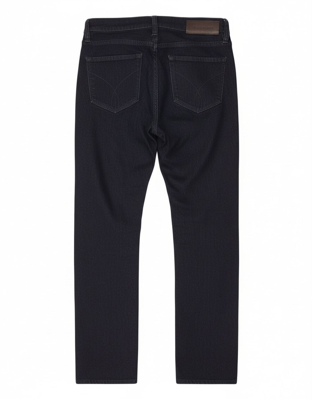 Calvin Klein Dame Straight Jeans W32 L27 Marineblå Bomuld
