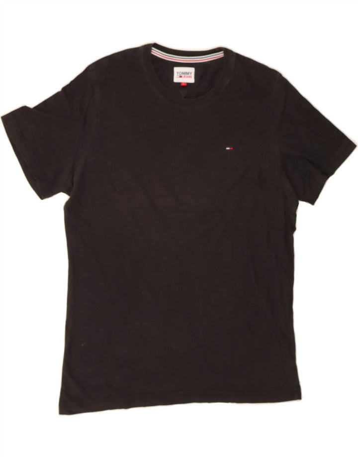 TOMMY HILFIGER Mens T-Shirt Top Large Black Cotton Classic Vintage Tommy Hilfiger and Second-Hand Tommy Hilfiger from Messina Hembry 