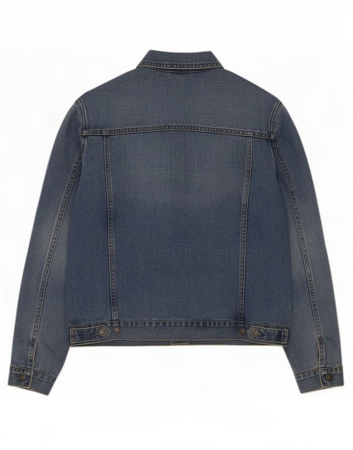 Moto Dame denimjakke UK 12 Medium Blue Bomuld